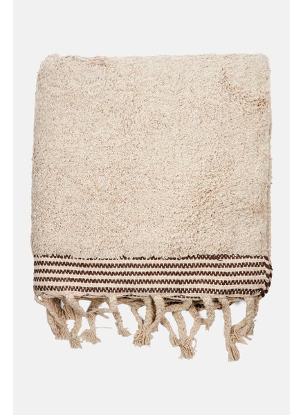 Buy Smooth Shaggy Rug 75 x 150 cm, Brown in UAE