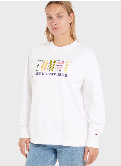 اشتري Logo Graphic Sweatshirt في الامارات