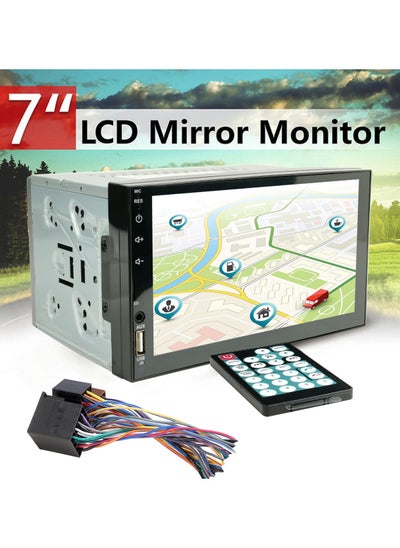 Buy Car LCD Player 7" Touch Screen Display, Full HD Video Audio Player with Android/iOS Mirror Link, FM, USB, SD, and Remote Control in Saudi Arabia