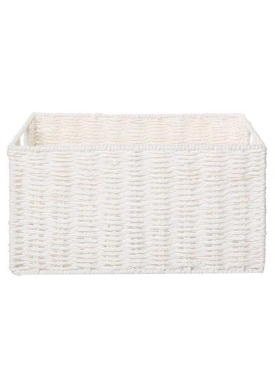 اشتري Iris Square Basket White Large في الامارات