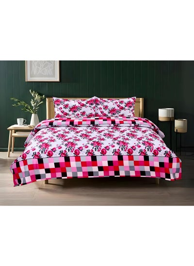 Buy Feelings  Single Bedsheet With Pillow Cover  100 gsm in UAE