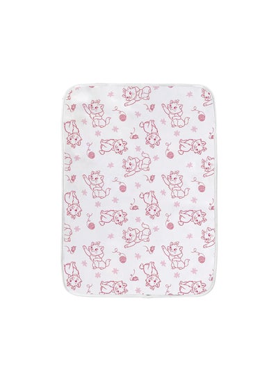 Buy Marie 100% Waterproof Baby Diaper Changing Pad Toddler & Reusable Mat 47 X 62 Cm Soft & Secure & White in UAE