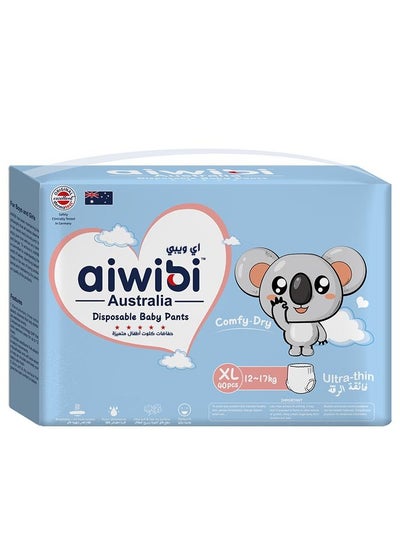 Buy Aiwibi Comfy Dry Baby Pants Size 5-XL (12-17kg) 40Pcs in UAE