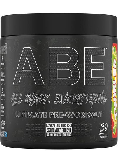 Buy Applied Nutrition ABE Pre Workout - All Black Everything Pre Workout Powder, Energy & Physical Performance with Citrulline, Creatine, Beta Alanine (315g - 30 Servings) (Twirler Ice Cream) in UAE