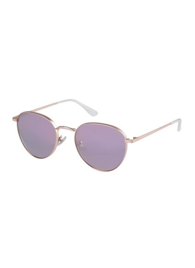 Buy ONS-9013 Women Round Polarized Sunglasses Gold 52 mm in UAE