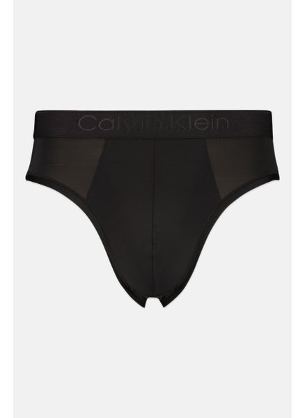 Buy Men Brand Logo Brief, Black in Saudi Arabia