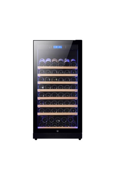 اشتري COOLBABY Constant Temperature Air cooled Wine Cabinet Red Wine Tea Leaf Integrated Cabinet with Lock Drinks Fruit Refrigerated Preservation 80pcs Capacity في الامارات