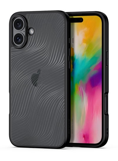 Buy DUX DUCIS Aimo Series Cover for the iPhone 16 mobile phone slim, transparent matte cover made of TPU, polycarbonate, polypropylene, silicone - Black in Egypt