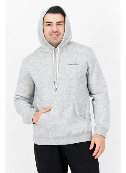 اشتري Men Sportswear Fit Long Sleeve Training Sweatshirt, Heather Grey في الامارات