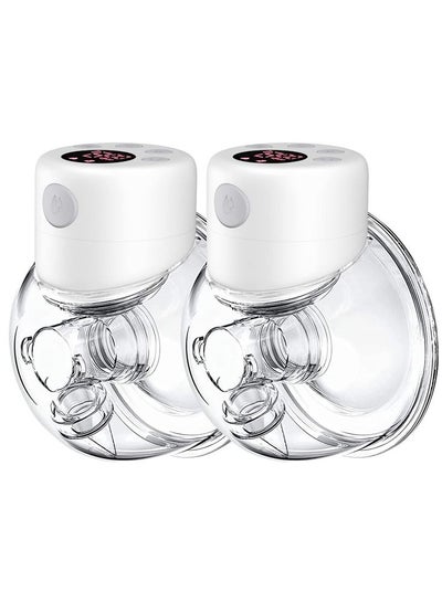Buy 2pcs Electric Wearable Breast Pump, S12 Hands Free Breast Pump, 2 Mode & 9 Levels Pumping Comfortable,Spill-Proof Ultra-Quiet Pain Free in Saudi Arabia