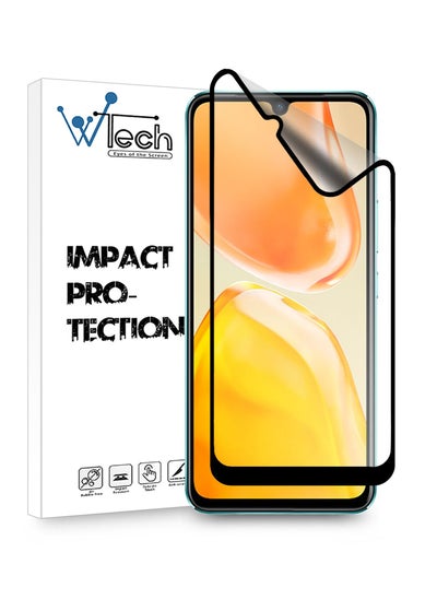 Buy Matte Ceramic Full Coverage Screen Protector For Vivo V25 5G Clear/Black in Saudi Arabia