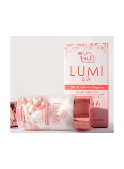 Buy LUMI 24H Glutathione Capsules 60 Caps in UAE