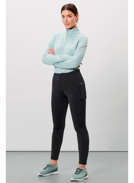 اشتري Women Sportswear Fit Pull On Training Leggings, Black في الامارات