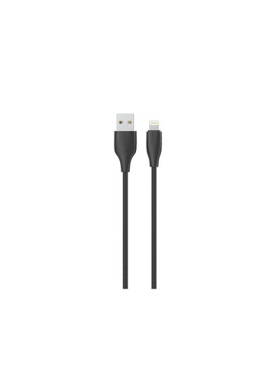 Buy Celebrat CB-31-A-L PVC USB To Lightning Cable Supports 2.4A Charging For Mobile Phone Fast charging Data Transmission 1 Meter Length - Black in Egypt