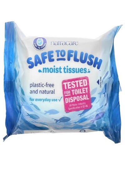 Buy Safe to Flush Moist Tissues 30 Tissues in UAE