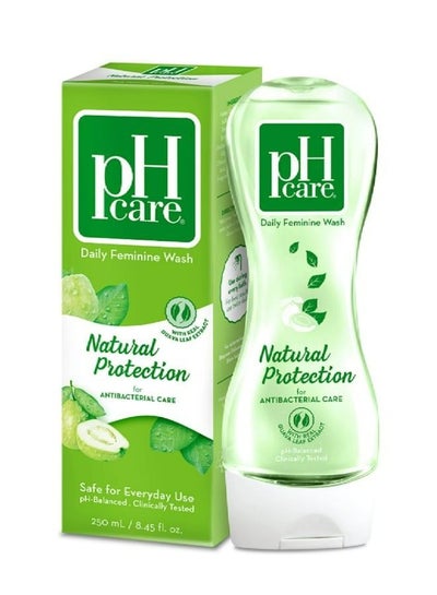 Buy PH Care Feminine Wash Natural Protection 250ml in UAE