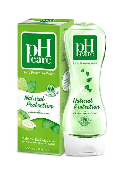 Buy PH Care Feminine Wash Natural Protection 250ml in UAE