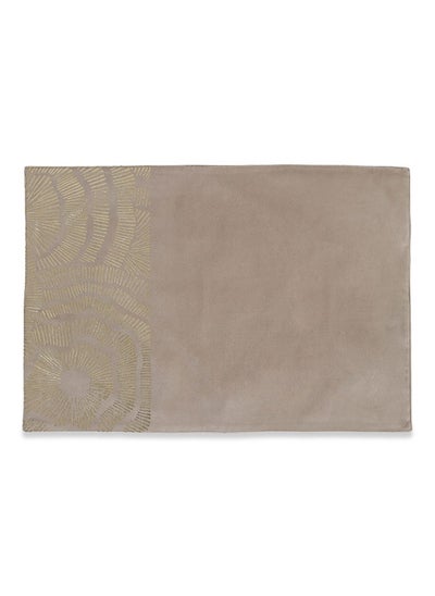 Buy Nami Placemat, Gold - 33X48 Cm in UAE