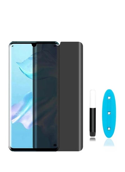 Buy UV Privcy Protective Tempered Glass Privacy Screen Protector 3D Curved Edge for samsung s22 ultra Privacy Anti-Scratch Smear Full Cover Screen in Egypt