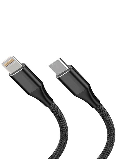 Buy Type C to iPhone Cable 2M Fast Charging Wire Braided Compatible with iPhone 14 14Pro 14Plus 14Pro Max 13/12/11/XS/Pro Max/Pro/Mini/SE in UAE