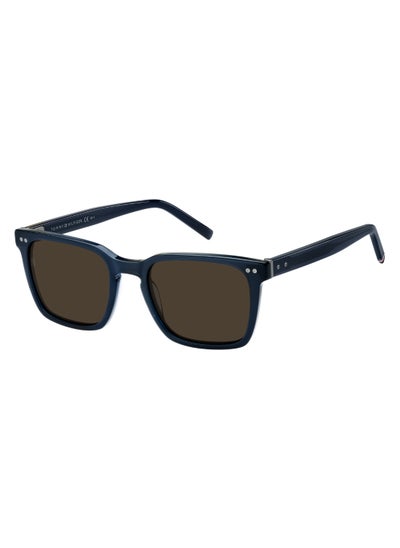 Buy Men's UV Protection Sunglasses Th 1971/S Blue 42.3 - Lens Size: 53 Mm in UAE