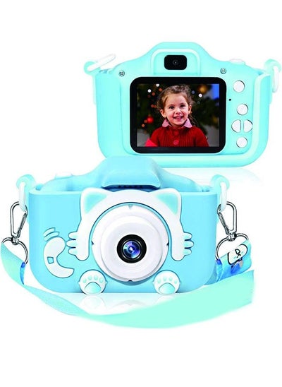 Buy HD 20 Million Pixel Intelligent Kids Selfie Photo Video Camera with Cartoon Soft Silicone Cover in UAE