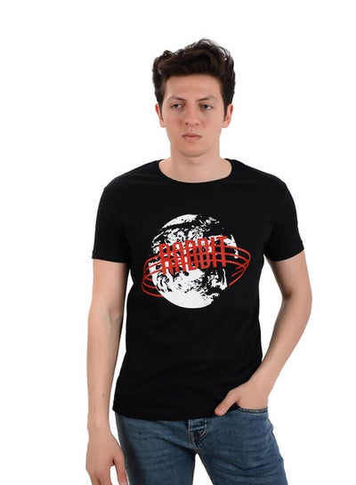 Buy "Rabbit Earth" Print  Round Neck T-Shirt in Egypt