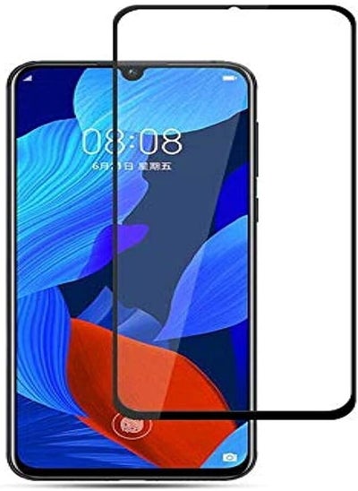 اشتري Huawei Nova 5 Nova5 5D Full Glue Cover Tempered Glass Screen Protector Casefor Huawei Nova 5 Pro Glass Film - Black في مصر