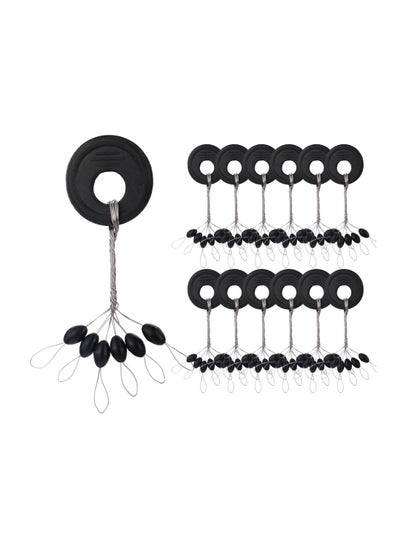 Buy Bobber Stops Rubber Bobber Stoppers for Fishing Line, 600pcs Weight Stoppers Fishing in UAE