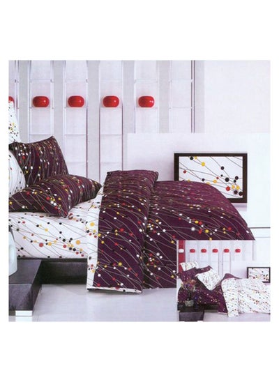 Buy Flat Bed sheet Set satin cotton 3 pieces size 180 x 250 cm Model 4009 from Family Bed in Egypt