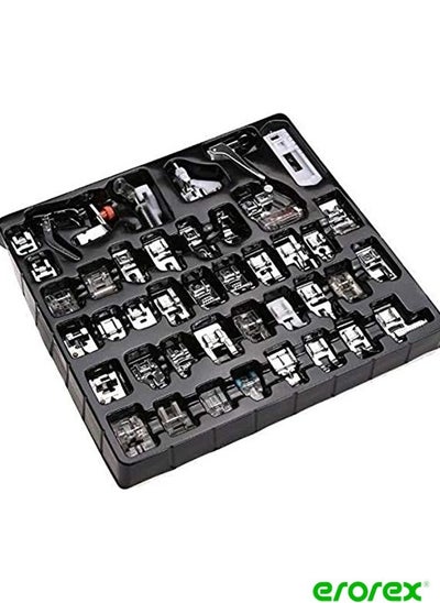 Buy Home Sewing Machine Foot Presser Feet Kit 42 pcs in Saudi Arabia