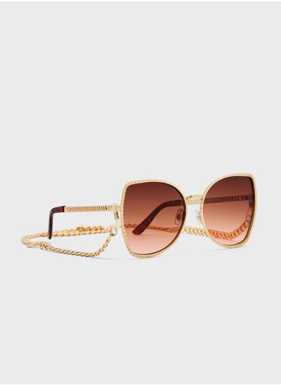 Buy Coin Edge Oversized Sunglasses in UAE