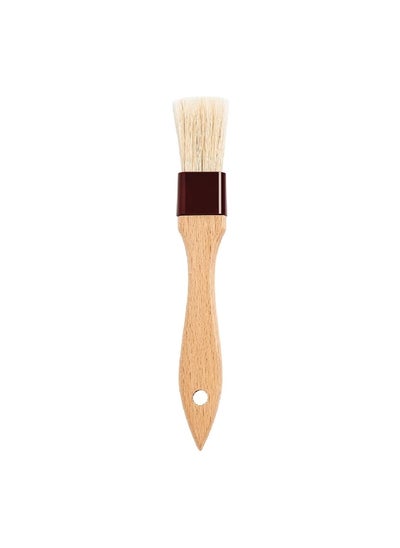 Buy Baking Solid-Ferrule Pastry Basting Brush Brown and Burgundy 1 Inch 93208 in Saudi Arabia