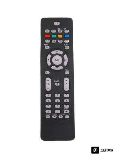 Buy Replacement Remote Control For Philips TV Black/White/Red in UAE