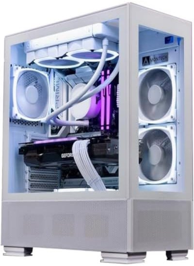 Buy Nanotech Neo White Gaming PC- Intel Core i7-12700F, 32GB DDR5 RAM, RTX 4070 Super 12GB, 2TB SSD, W11. (Intel- i7 12700F, RTX 4070 Super) in UAE