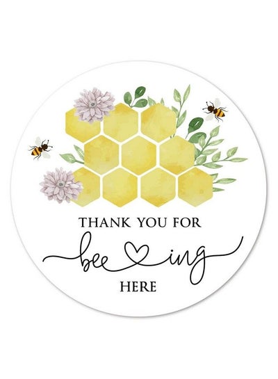 Buy Bee Thank You For Beeing Here Stickers 2 Inch Wedding Bridal Baby Shower Party Labels 40Pack in Saudi Arabia