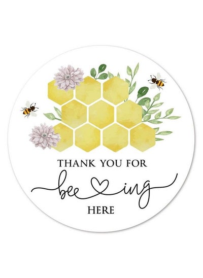 اشتري Bee Thank You For Beeing Here Stickers 2 Inch Wedding Bridal Baby Shower Party Labels 40Pack في الامارات