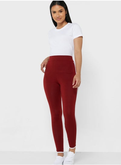 Buy Contrast Side Paneled Leggings in Saudi Arabia