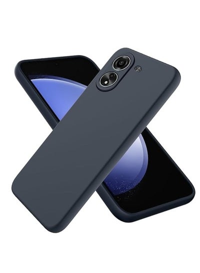 Buy Case Soft Flexible Silicone Gel Rubber Bumper Cover For Xiaomi Redmi 13C Full Body Shockproof Protective Phone Case (Midnight Blue) in Egypt