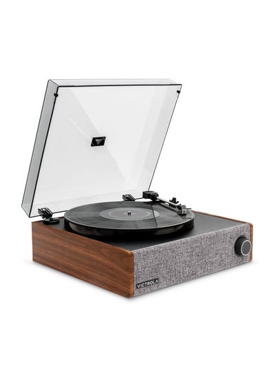 Buy Victrola VTA-78 Eastwood LP Vinyl Record Player Bluetooth Speaker 3 Speed Turntable 12" Platter AT-3600L Moving Magnet Catridge Bluetooth Streaming RCA 3.5mm Output (Walnut) in UAE