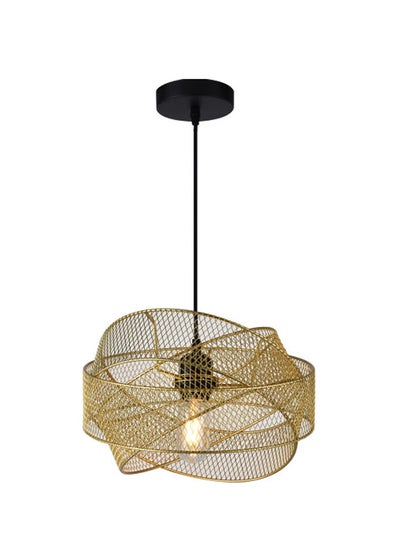 اشتري Mesh Cage Pendant Light For Living Room Bedroom Cafe Home Décor Gold في الامارات