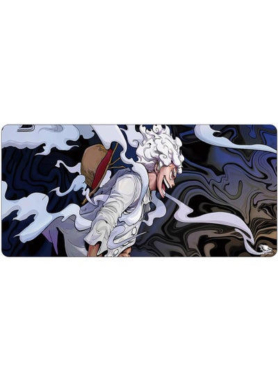 اشتري Extended Large Gaming Mouse Pad 100 X 50 cm XXL Full Desk Art style & Mousepad Non-Slip Rubber Base Big Keyboard Mat with Stitched Edges water resist for Gaming from Yasa ( Luffy ) في السعودية