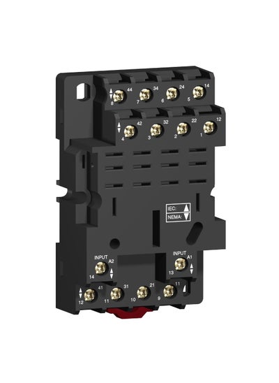 اشتري Schneider Signaling Zelio Relay_ Harmony, Socket, for RPM4 power relays, 16 A screw clamp terminals, mixed contact_ [RPZF4] في الامارات