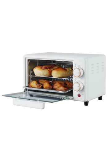 Buy Compact Dual-Layer 12L Multi-Function Electric Oven Switch White Switch White in UAE