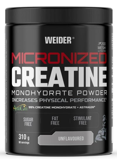 Buy Micronized Creatine Monohydrate Powder 310g, Unflavoured, High-Performance Supplement for Enhanced Strength and Muscle Growth in UAE