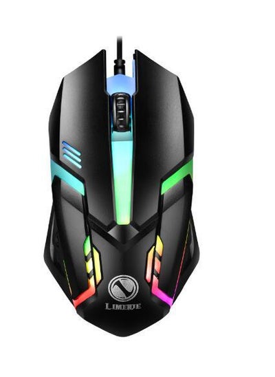 Buy LIMEIDE GTX350 Backlit Keyboard Mouse Wired ComboS1 Black Mouse S1 Black Mouse in Saudi Arabia