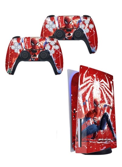 Buy PS5 Console Skin And Controller Skin Bundle  Playstation 5 Vinyl Sticker Decal Protection Sticker Disc Version in Saudi Arabia