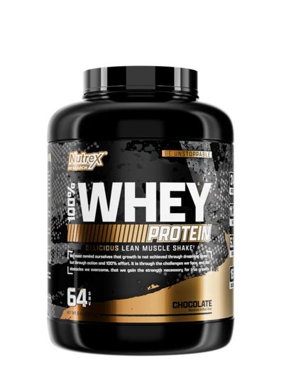 اشتري Nutrex Research -100% Whey Protein Powder, 24g Protein per Serving, Muscle Gain & Recovery, Chocolate Flavor, 5 LB, 64 Servings في مصر