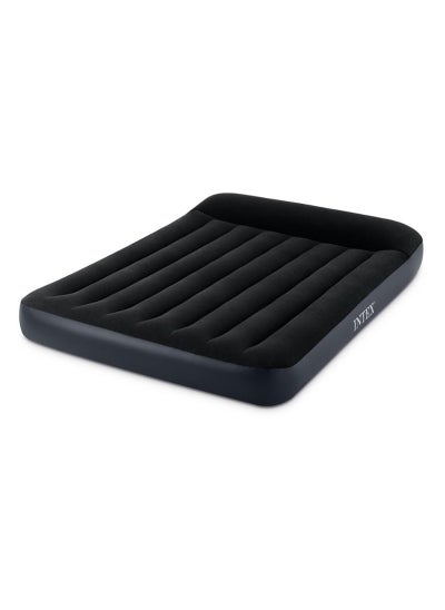 اشتري Intex Indoor and Outdoor Inflatable Air Mattress with Built-in Pillow Foldable 183*203*25CM في السعودية