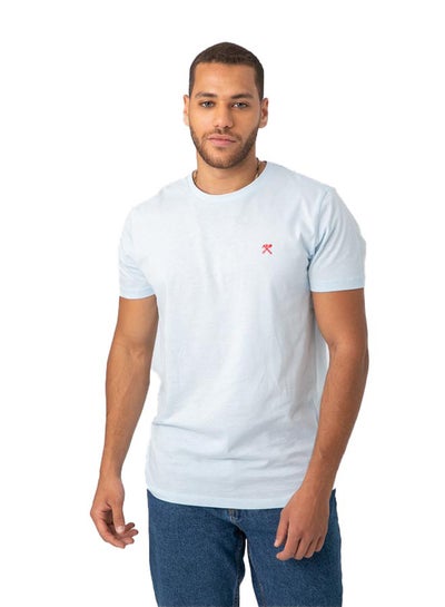 اشتري Round Neck T-Shirt With Logo في مصر